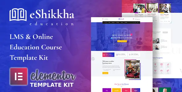 eShikkha – eLearning Elementor Template Kit